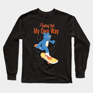 Skater Dog Long Sleeve T-Shirt